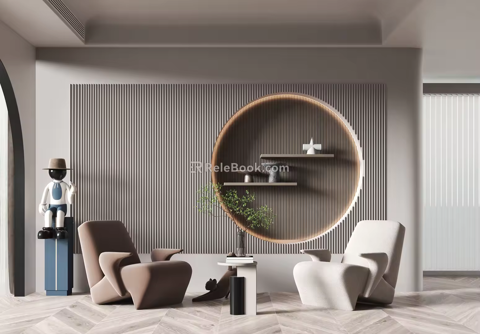 Modern Casual Sofa Combination Single Sofa 3d model