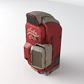 Vintage Red Nuka Cola Vending Machine As Commercial Equipment With Classic Design
