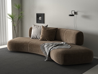 Modern Multiplayer Sofa 3d model