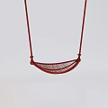 Red Hammock Swing Outdoor Play Equipment For Kids Fun And Relaxation