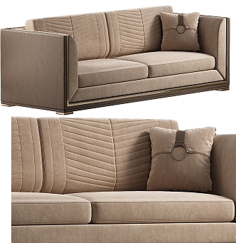 Salzbourg double sofa 3d model