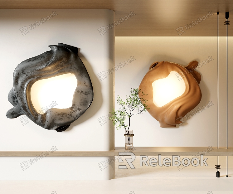 Modern Middle Ancient Wall Decoration model