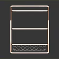 Iron frame large iron frame iron frame house factory industrial iron frame iron ladder rigid ladder work frame rigid scaffold 3d model