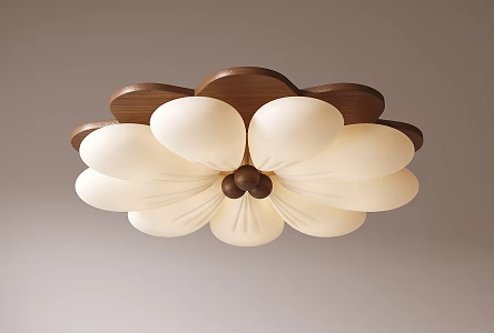 Antique ceiling lamp 3d model