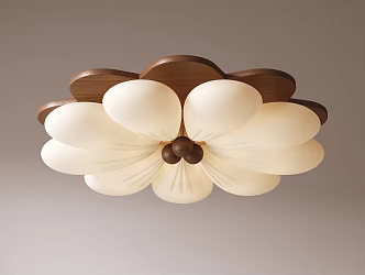 Antique ceiling lamp 3d model