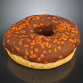 Donuts Bread Breakfast West Point Pastry Items 3d model