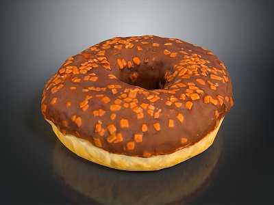 Donuts Bread Breakfast West Point Pastry Items 3d model