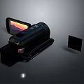 modern camera handheld camera TV camera cctv camera 3d model