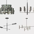 Modern Chandelier Designs Featuring Multiple Arms Glass Elements And Metal Structures For Interior Decor