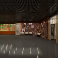Cultural Exhibition Hall Interior With Traditional Displays And Modern Design Features