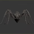 Detailed Metal Ant Sculpture with Intricate Carving and Realistic Design Features
