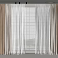 Modern Curtains 3d model