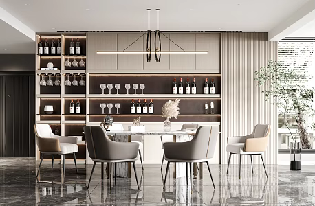 Modern Restaurant 3d model