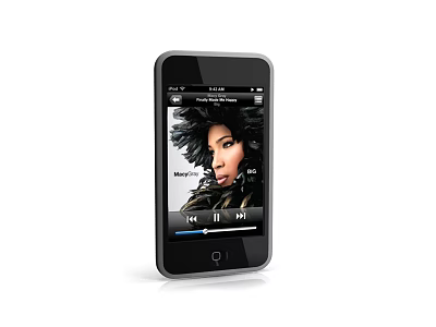 Digital Smartphone Showing Music Player Interface With Song And Playback Controls 3d model