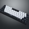 Redragon Stylish Keyboard With Black And White Keycaps For Daily Use