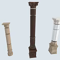 Roman Column European Column Column Column Style Column 3d model