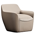 Modern Bonaldo Leather Lounge Chair 3d model