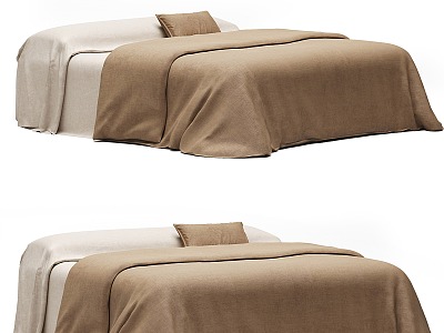 Modern Double Bedding 3d model