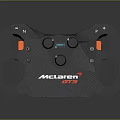 McLaren P1 Carbon Fiber Racing Steering Wheel With Buttons And Display Screen