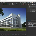 Modern Factory Building Industrial Park Factory Building Bird's Eye View Plan Office Building Dormitory Perspective 3d model