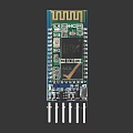 Electronic Circuit Board Module With Chip Pins And Integrated Electronic Components