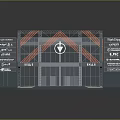 Exhibition Stand Structural Equipment With Metal Frame Glass Panels And Display Screens