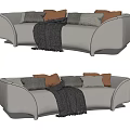 Modern Multiplayer Sofa 3d model