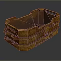 Box Iron Box Small Box Container Realistic 3d model