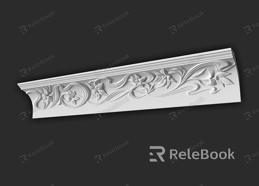 European-style Corner Pu Line Ceiling Decorative Line Yin Corner Line Villa Decoration Carved Yang Corner Line Imitation Gypsum Line model