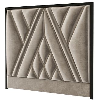 Modern background wall 3d model