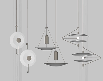 Modern Chandelier Decorative Chandelier Combination 3d model