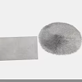 Soft Fluffy Stylish Shaped Rugs Featuring Square And Round Designs For Home Decor