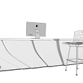 Reception Desk 3d model