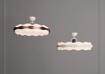 Middle Ages Ceiling Lamp Cream Wind Ceiling Lamp Bedroom Ceiling Lamp Living Room Ceiling Lamp Children's Room Ceiling Lamp Cloud Ceiling Lamp 3d model
