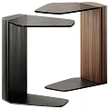 Modern Wooden Side Table With Sturdy Base And Sleek Design For Living Room