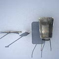 Vintage Metal Gardening Tools Display With Wheelbarrow Shovel And Hoe