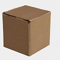 Simple Brown Cardboard Box As Practical Household Storage Container For Daily Use