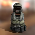 Tactical Military Clothing With Protective Vest Adjustable Straps And Gear Design