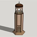 Different Architectural Towers With Stone Castle Brown Dome And Small White Roof Design