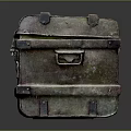 Vintage Decorative Trunk With Floral Patterns And Metal Hardware For Living Spaces
