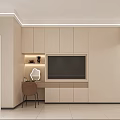 Cream Style Single Apartment 3d model