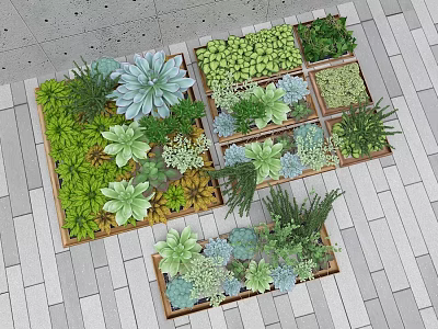 plant greening 3d model