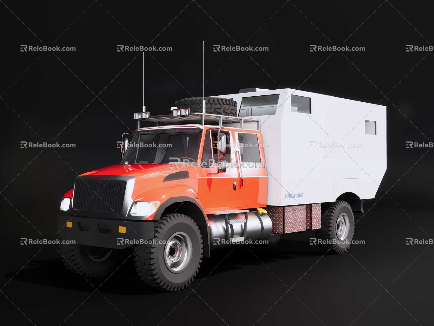 RV Truck Off Road RV Camping Truck 3d model