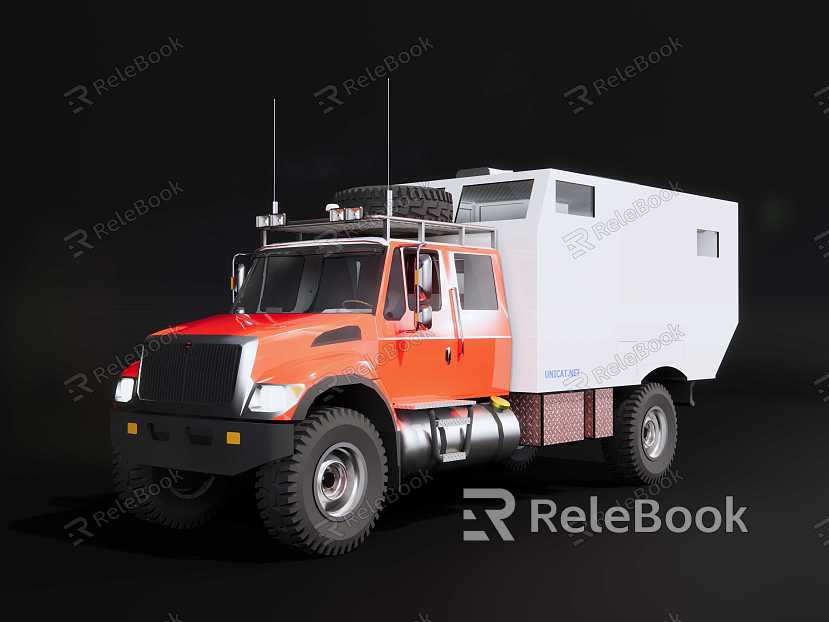 RV Truck Off Road RV Camping Truck model