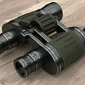 Professional High Quality Commercial Binoculars With Durable Design On Wooden Surface