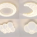Modern ceiling lamp cloud ceiling lamp 3d model
