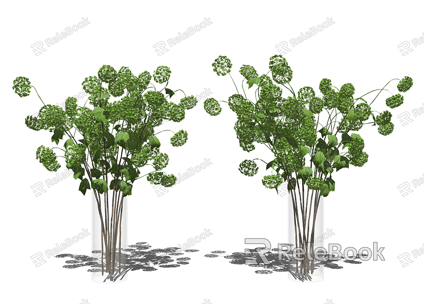 Modern Vase Vase Ornaments Combination model