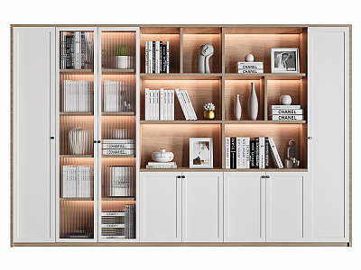 Nordic Bookcase 3d model