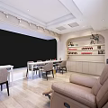 Modern Beauty Hair Salon Interior With Comfortable Chairs And Stylish Workstations