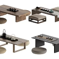 Chinese Tea Table Japanese Tea Table 3d model